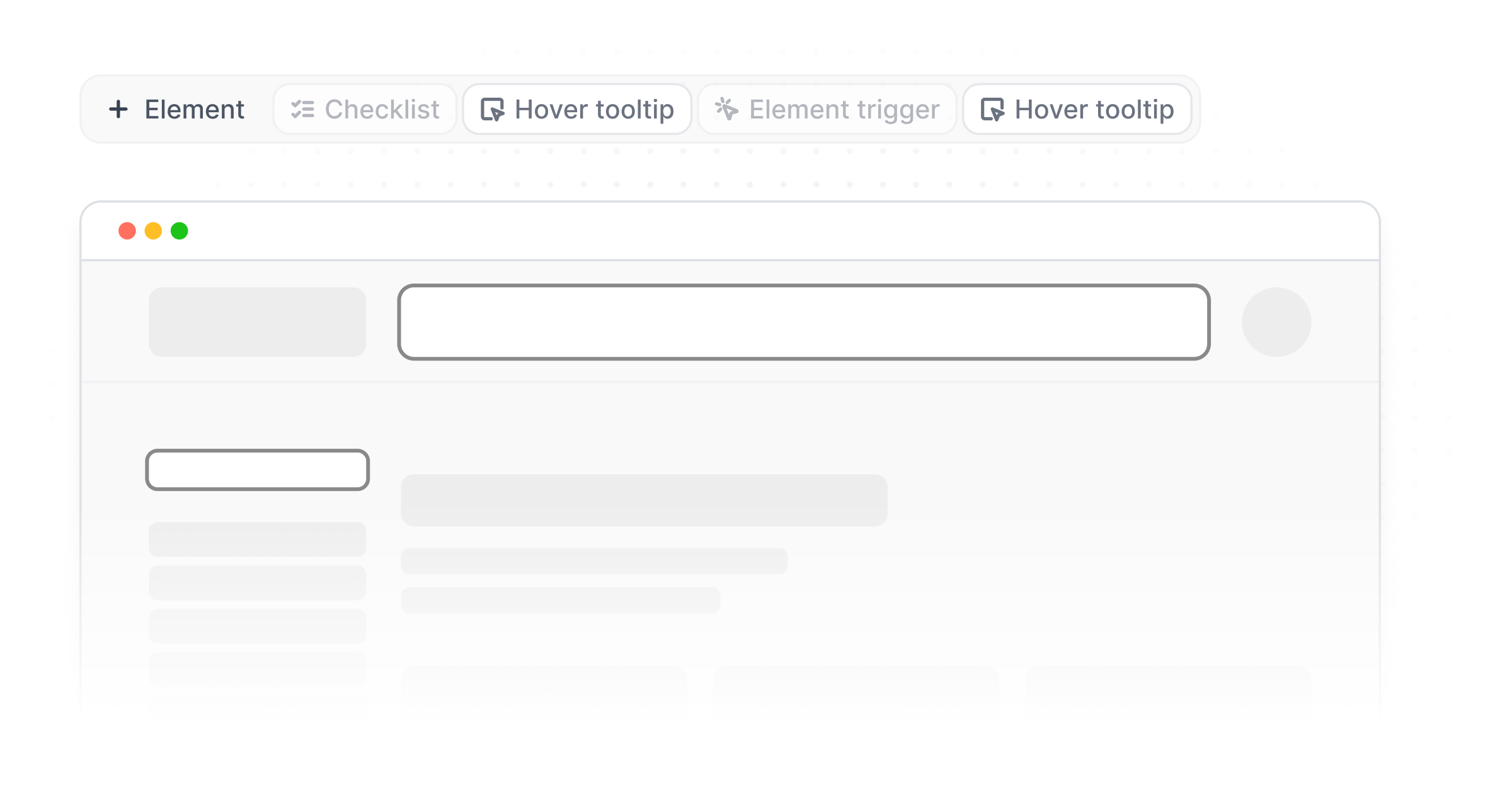 Multiple hover tooltips