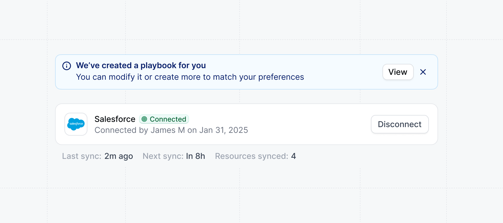 Salesforce Integration Connected