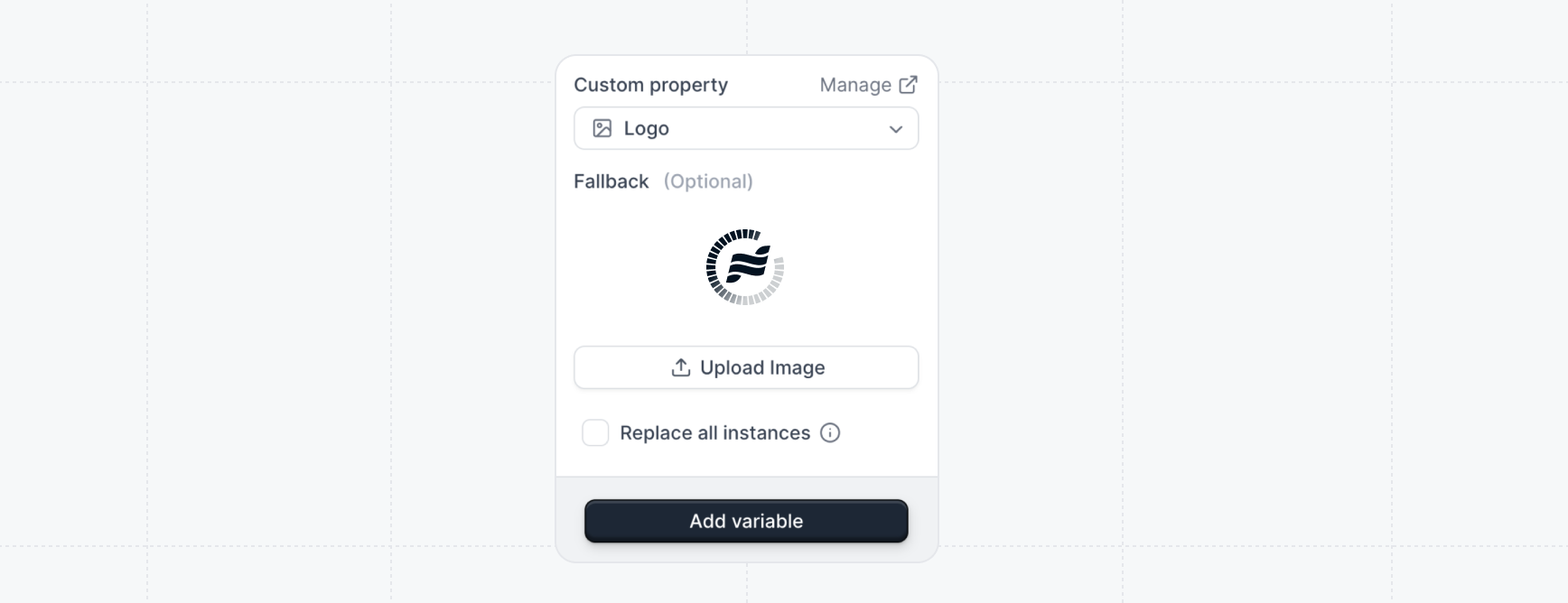Personalize Company logo Capture Editor
