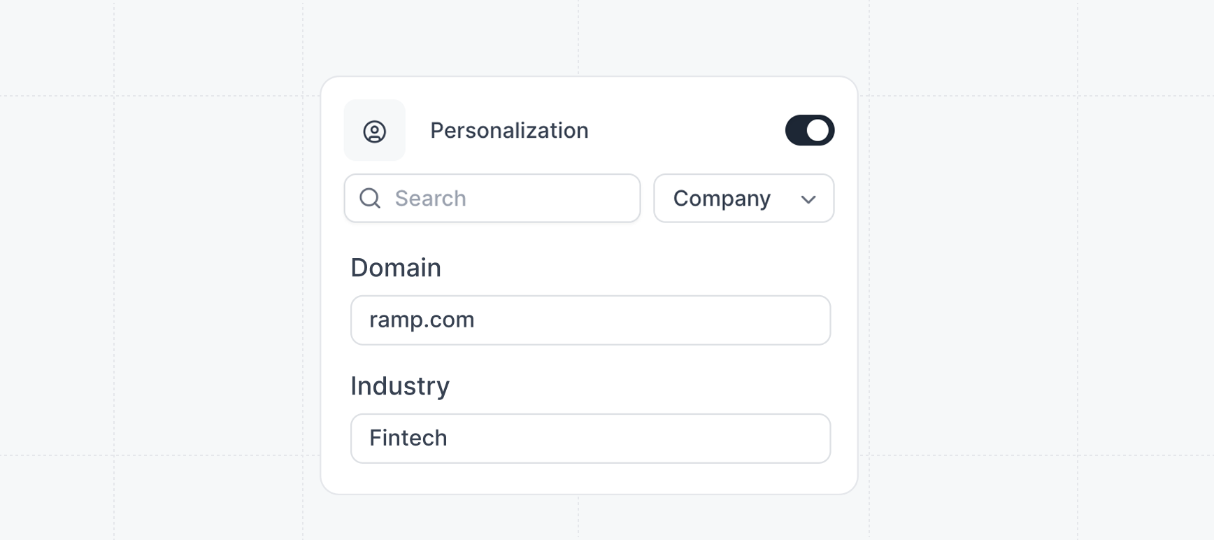Personalize Share Link