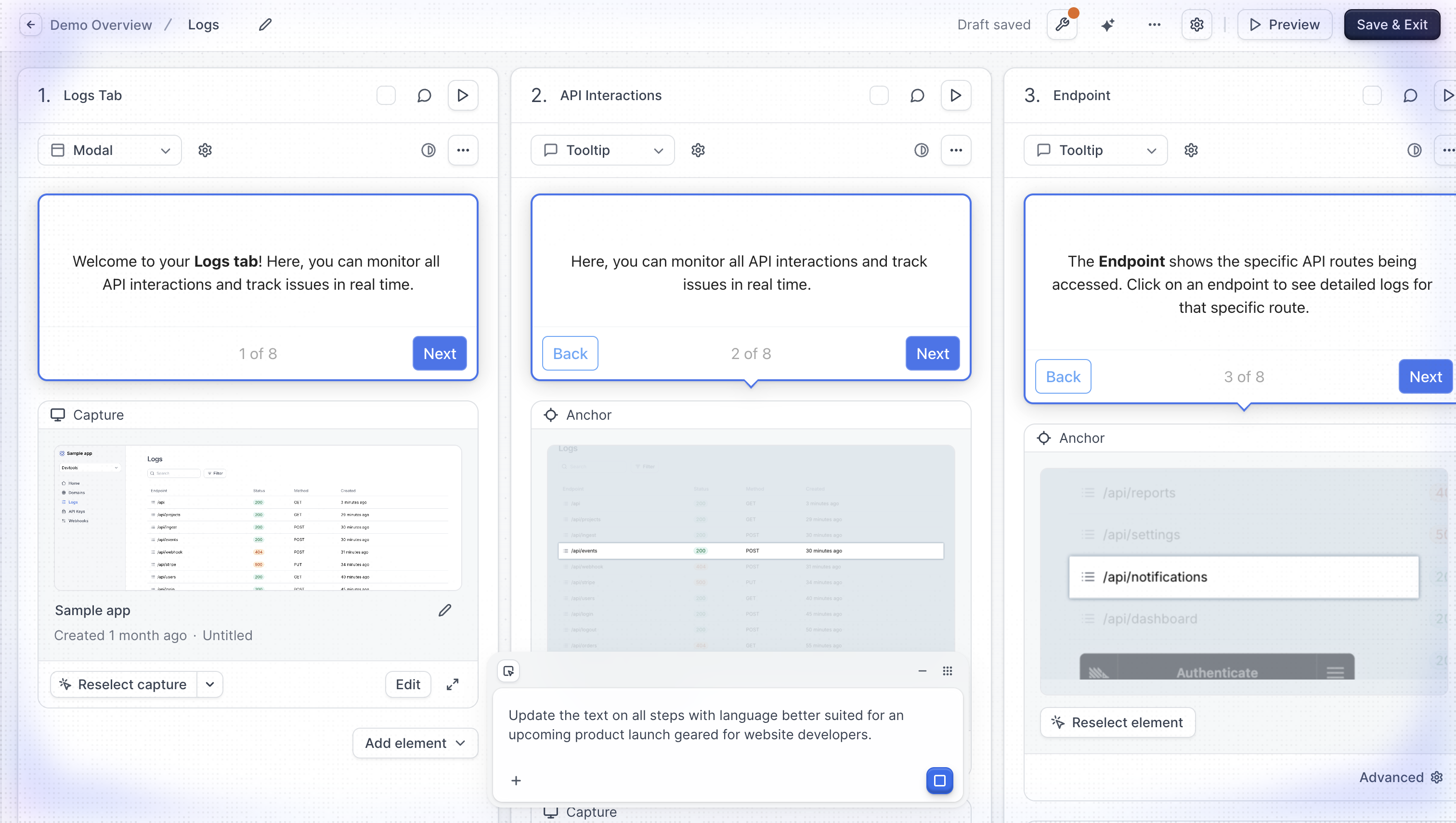 Creating a prompt in Copilot