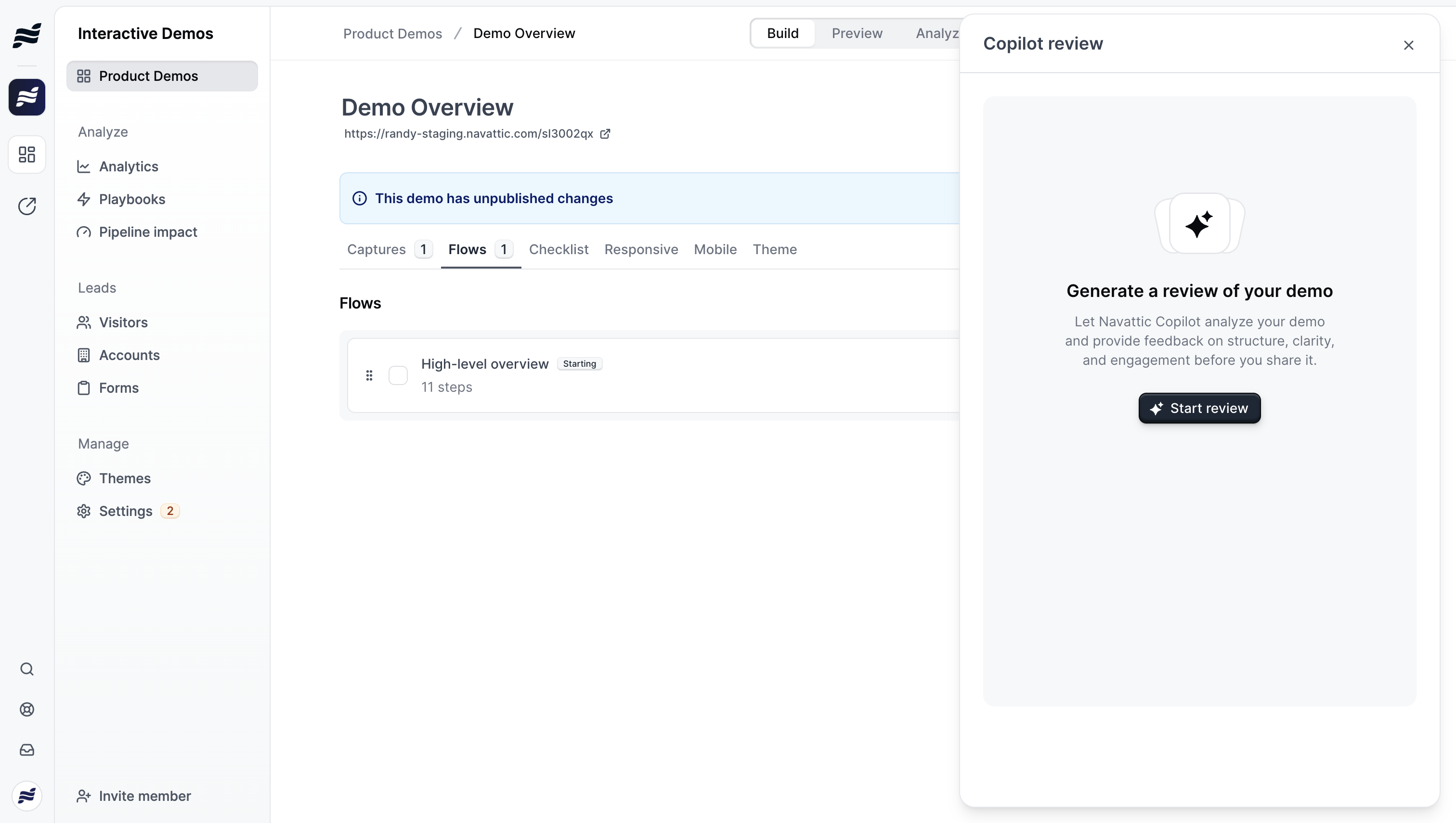 Starting a Copilot review
