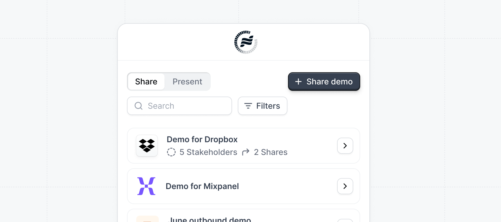 Launchpad extension share demo