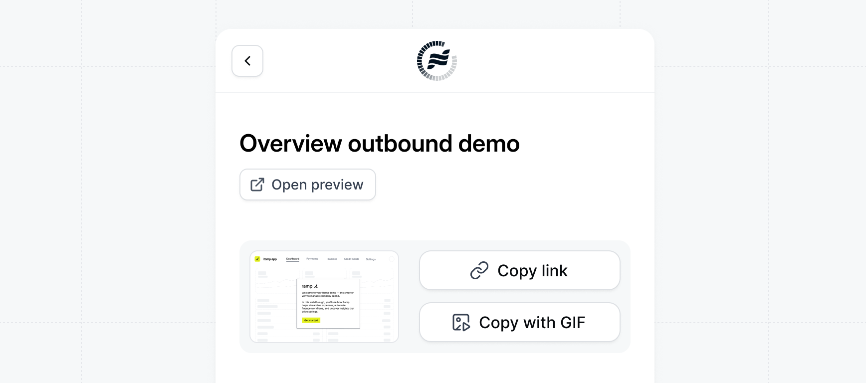 Copy Launchpad demo link