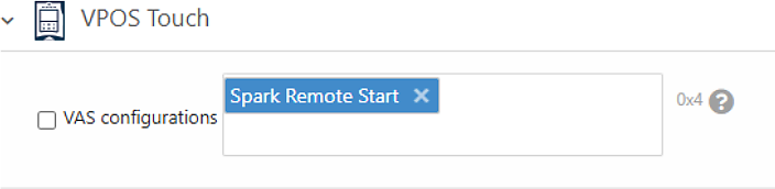 VAS configurations for Remote Start paired with Device Stop