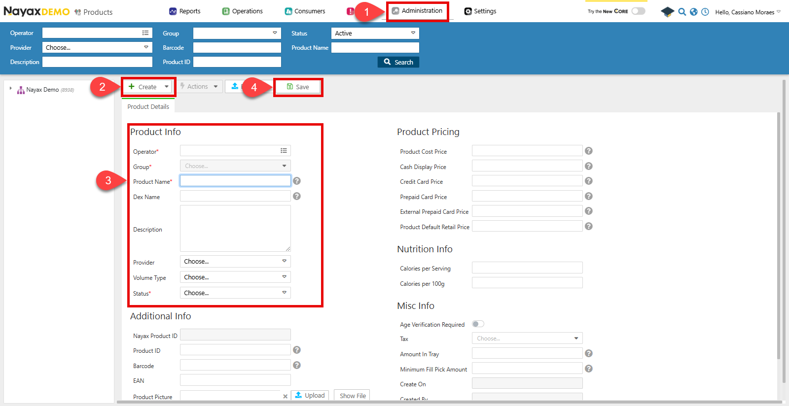 Operator Products - Nayax Developer Portal