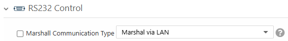 Nayax Core Marshall over ETH configuration