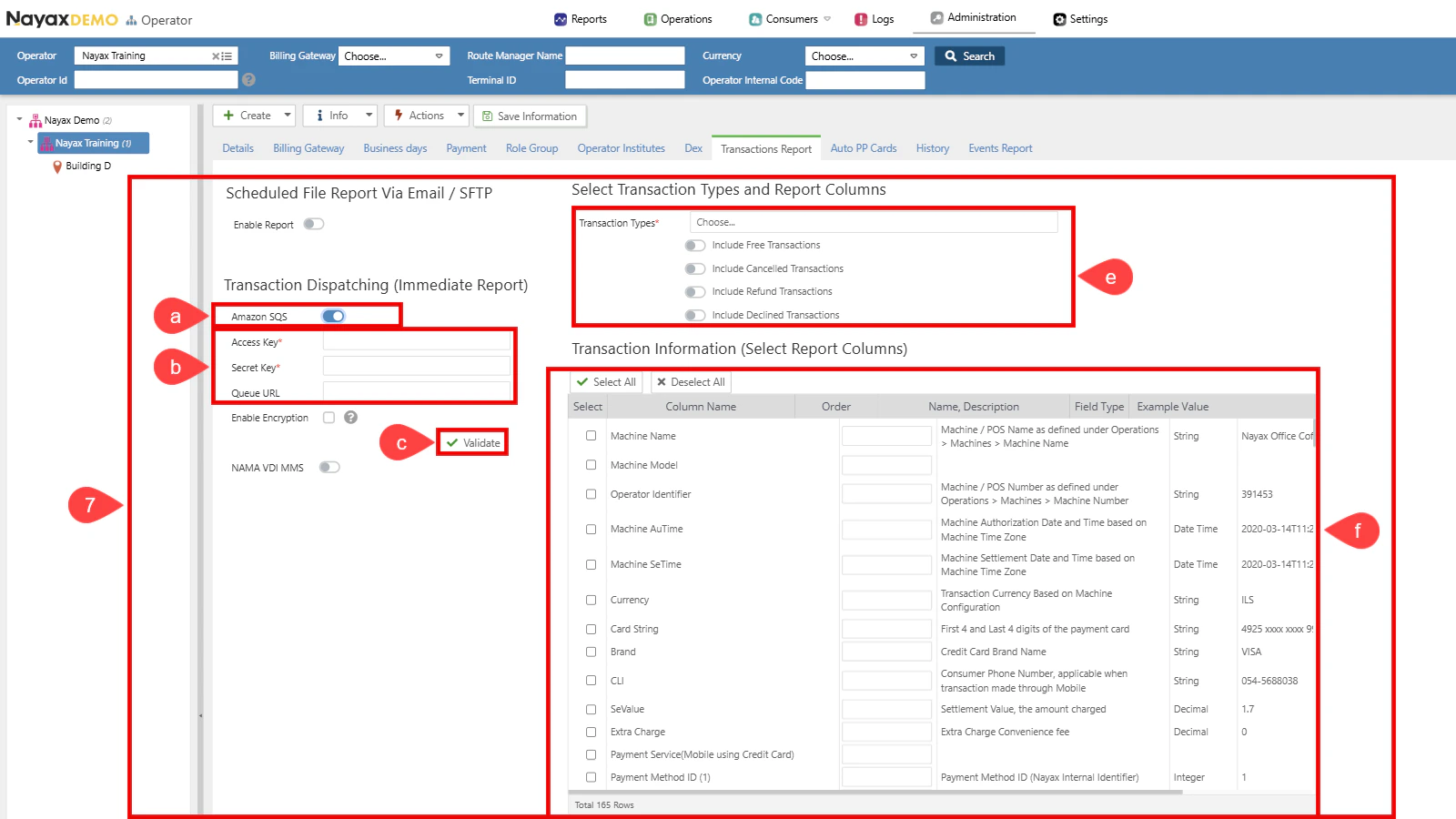 SQS Configuration Settings