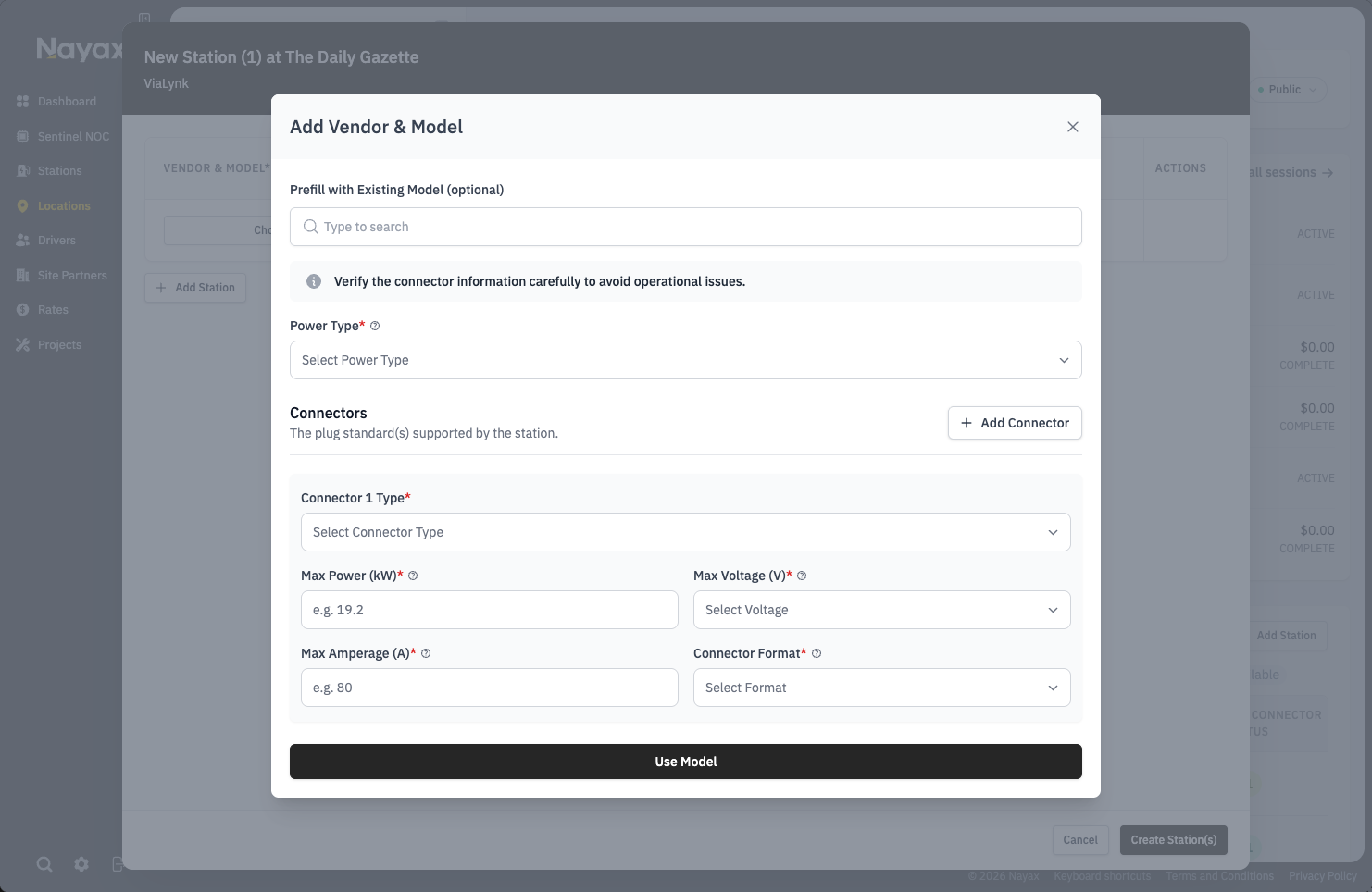 Add-vendor-model