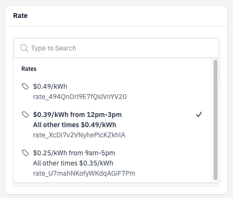 Pricing Rate