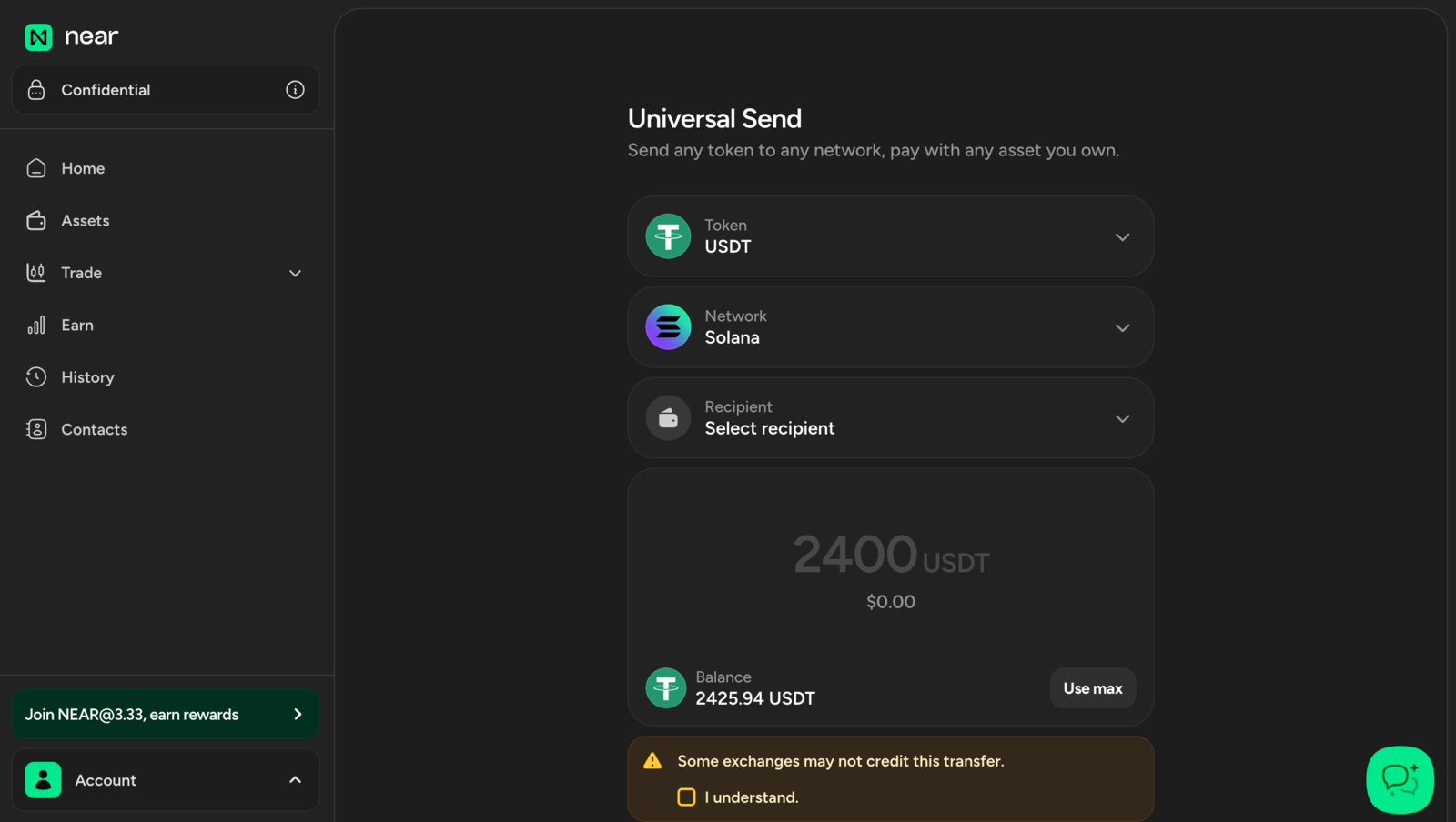 withdraw funds