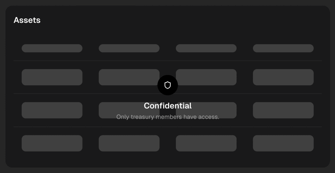 Confidential Treasuries