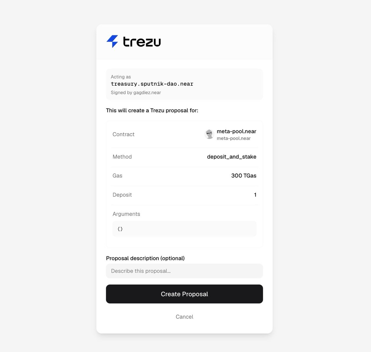 Trezu Wallet