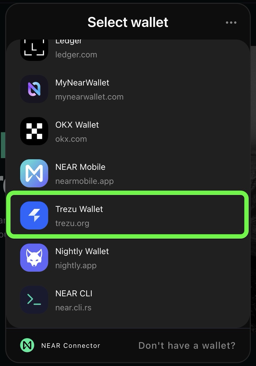 Trezu Wallet
