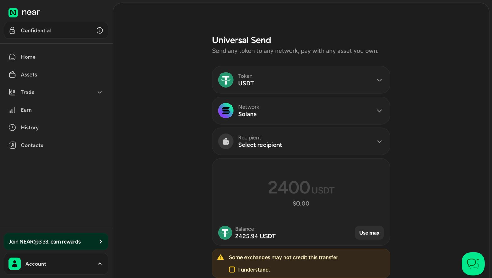 withdraw funds