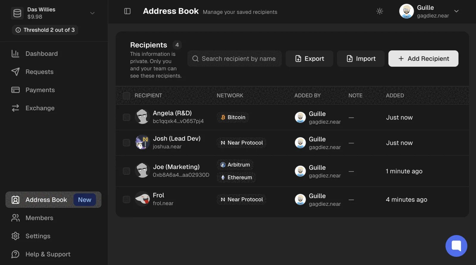 Address Book