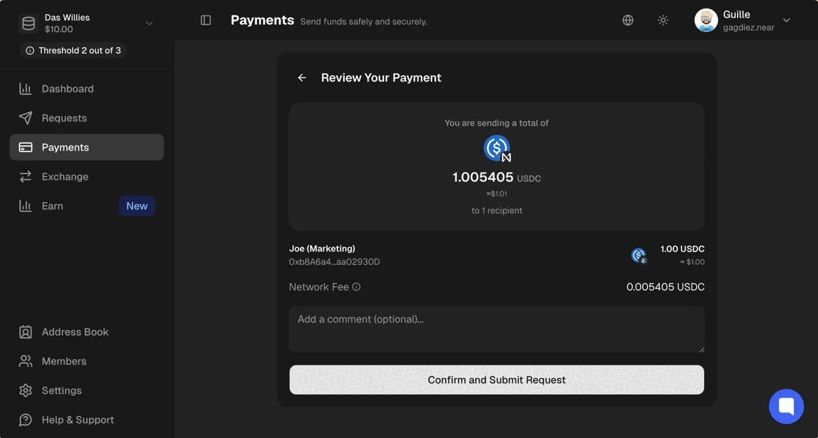 Review Payment