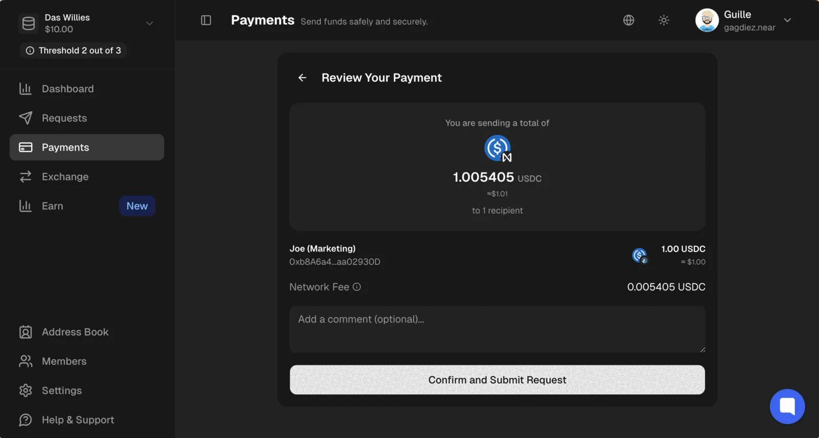 Review Payment