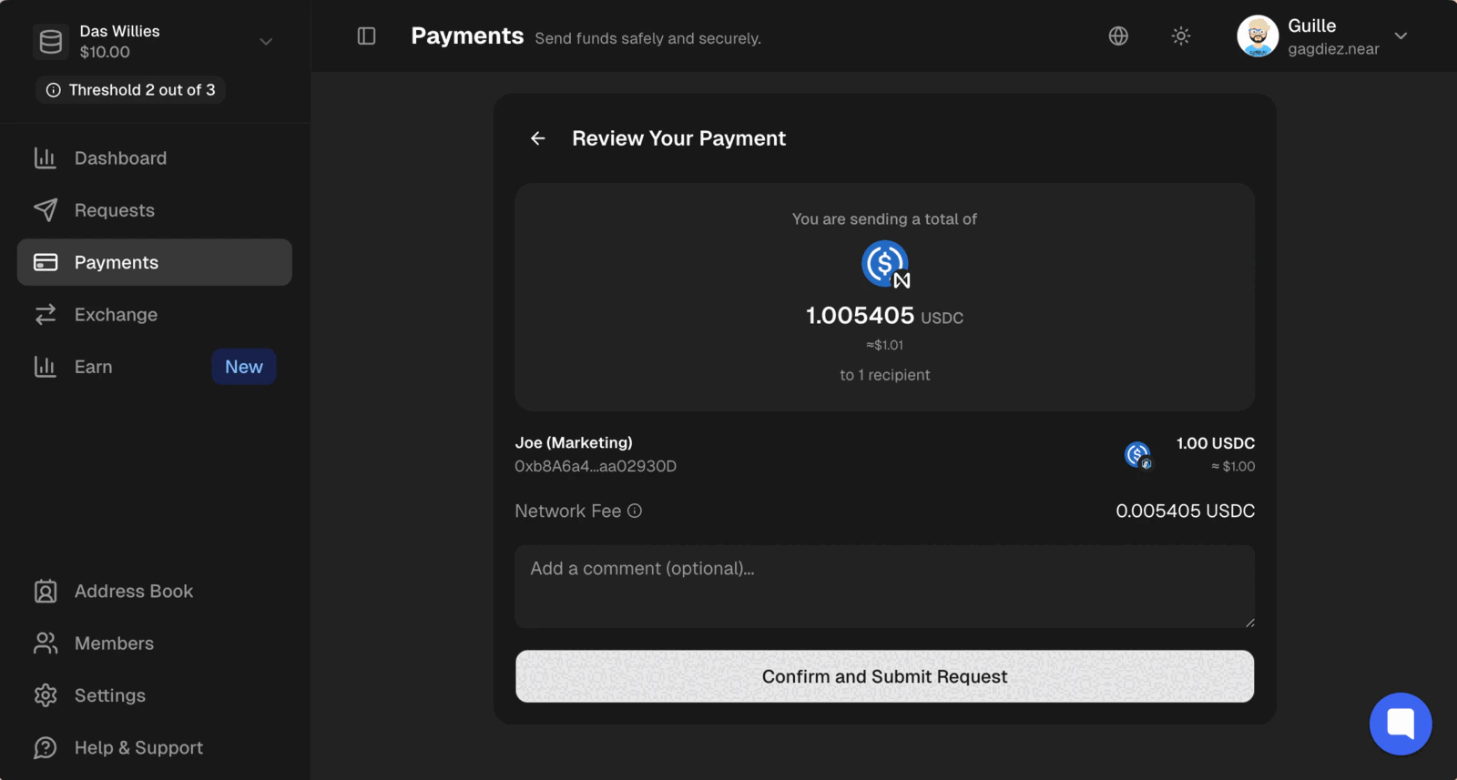Review Payment