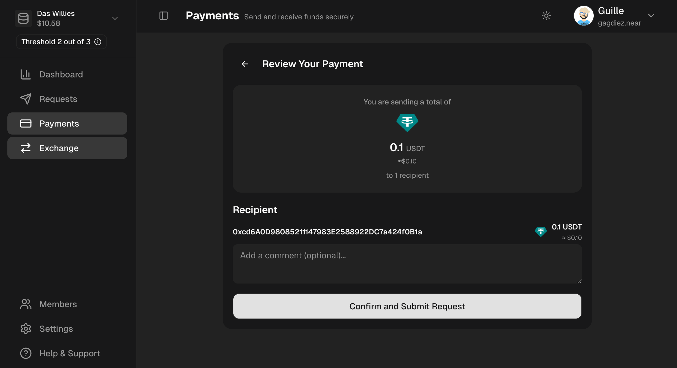Review Payment