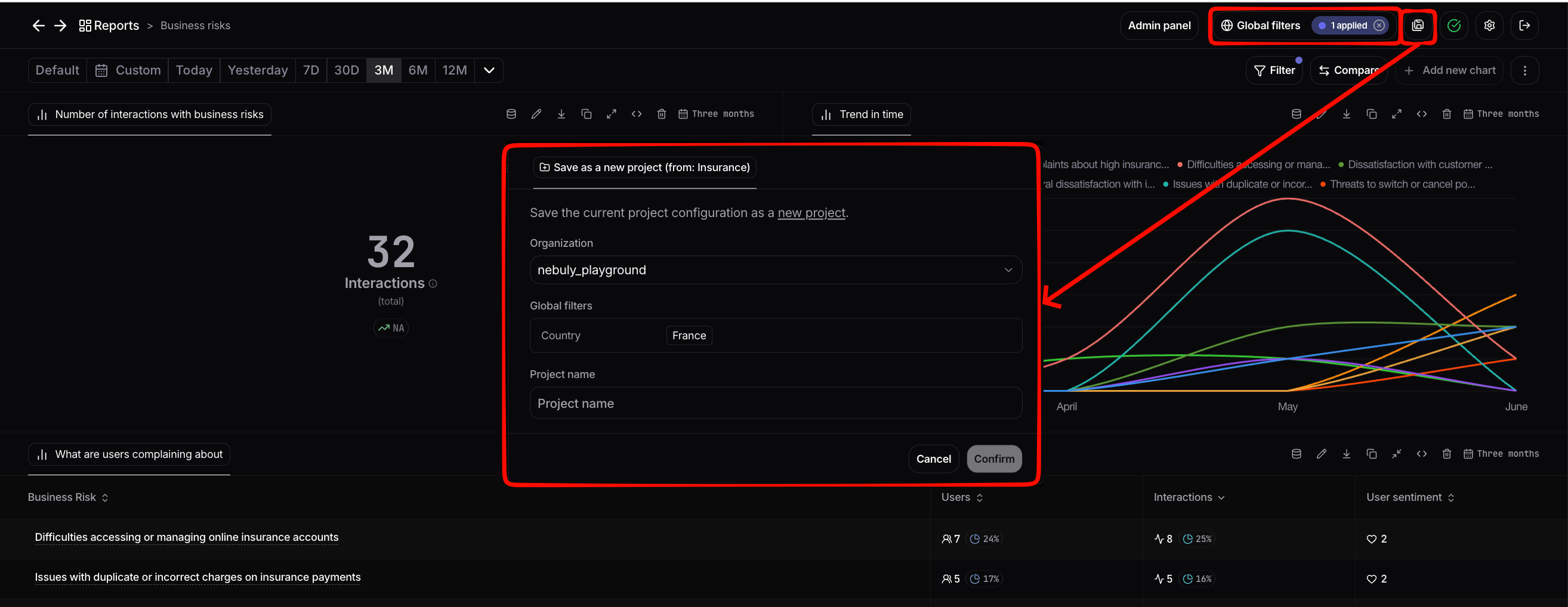 Creating a sub-project