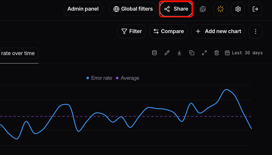 Sharing a page in Nebuly
