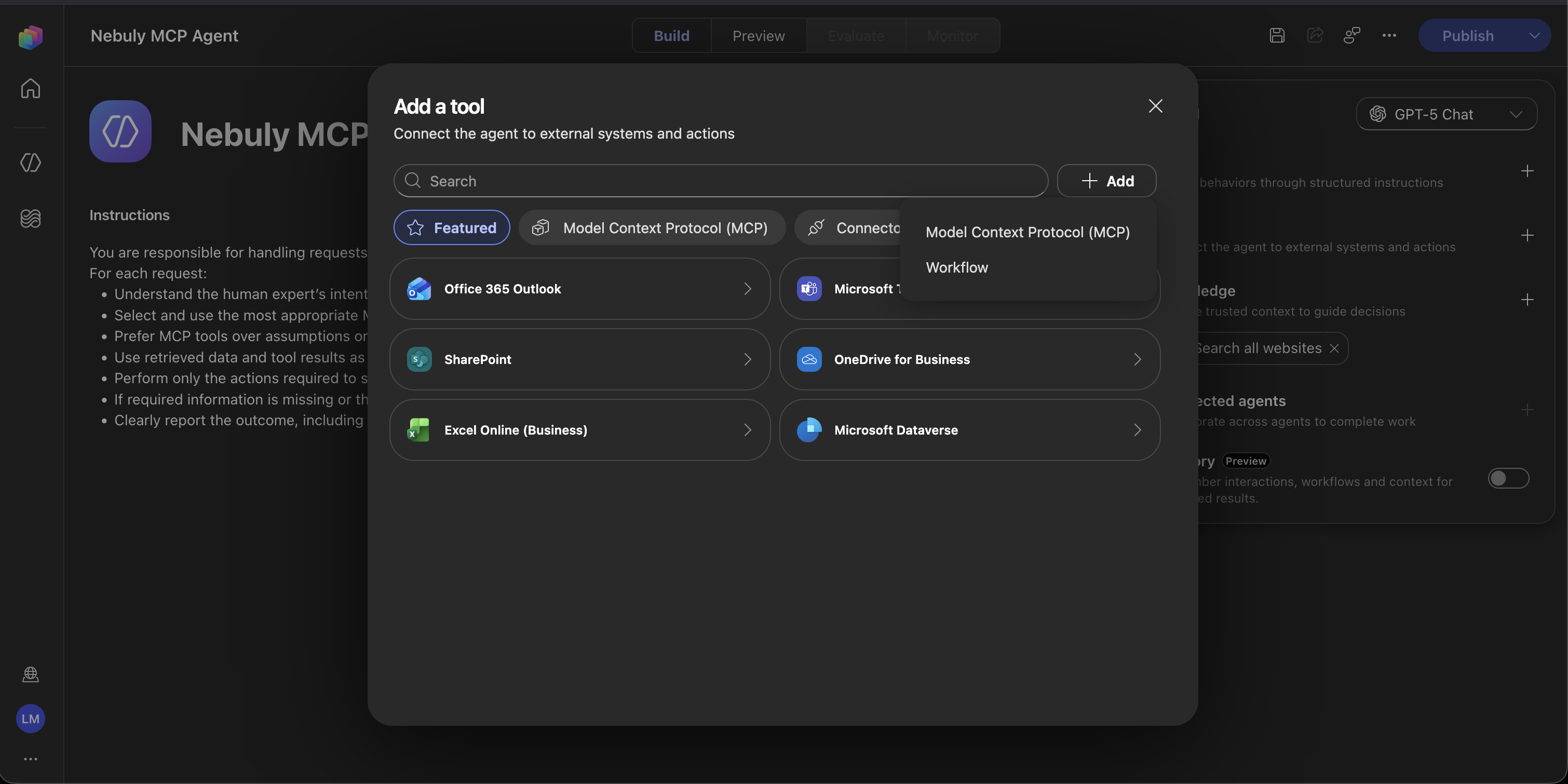 Add MCP UI