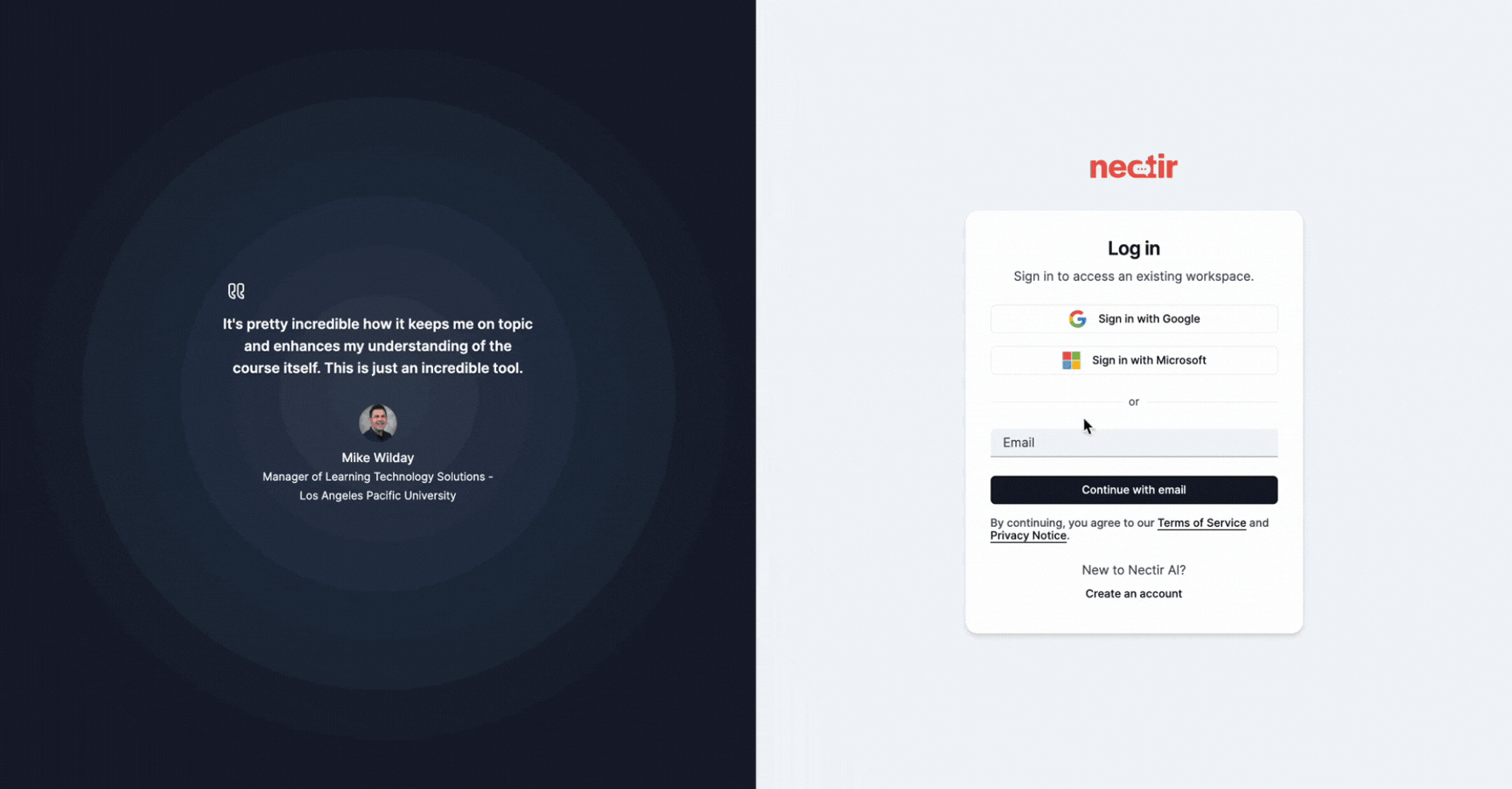 Accepting workspace invite process