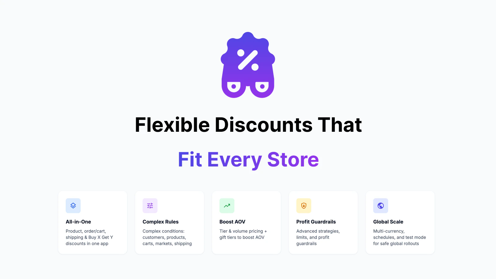 Smarty Discounts—discount rules and campaigns in Shopify Admin