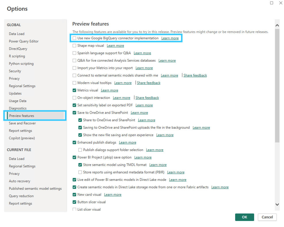 Bigquery Connector Power BI - Nekt
