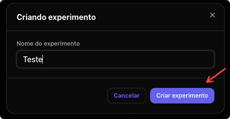 Create Experiment