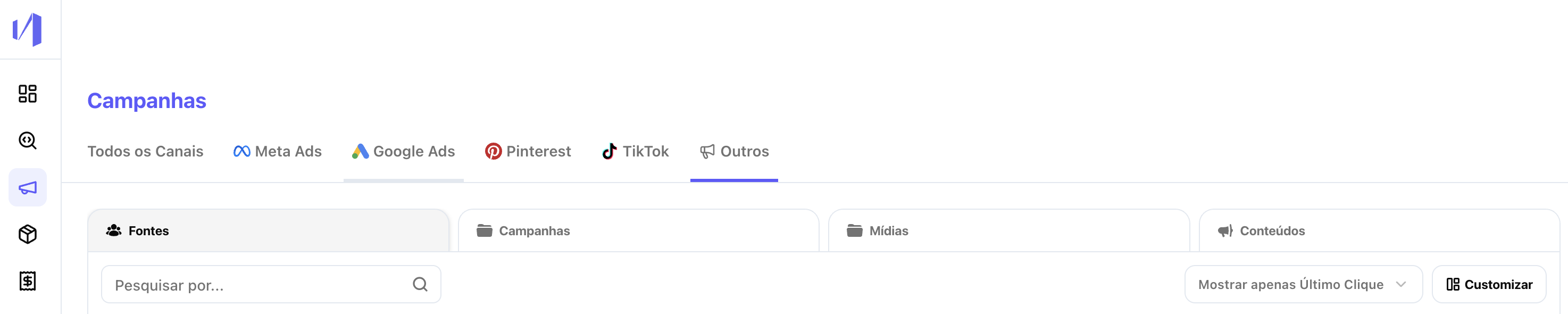 Aba Outros - Campanhas