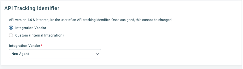 Configure API tracking code for the API member