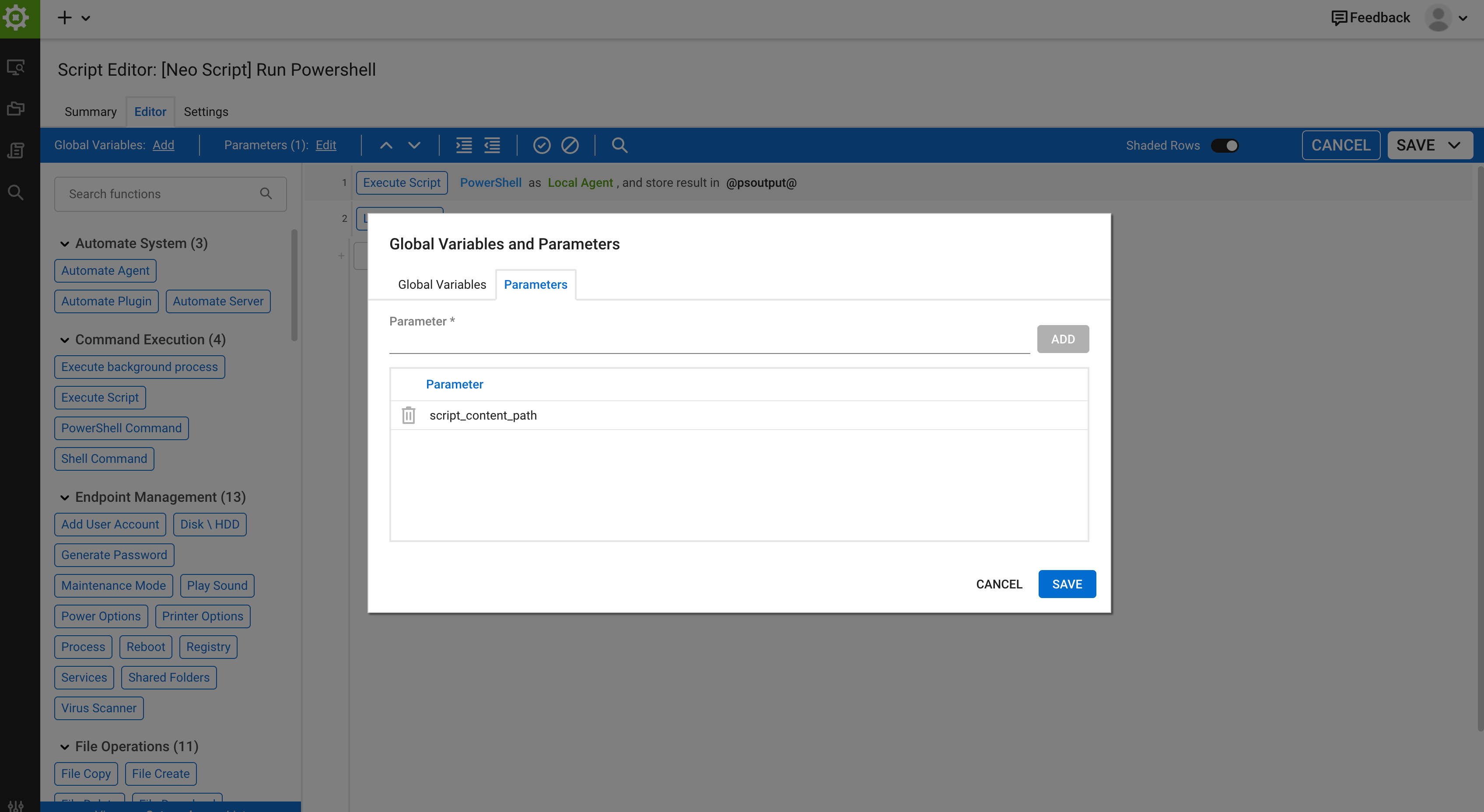 Adding the script_content_path parameter