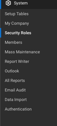 Open Security Roles