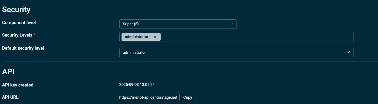 Datto RMM Security Settings