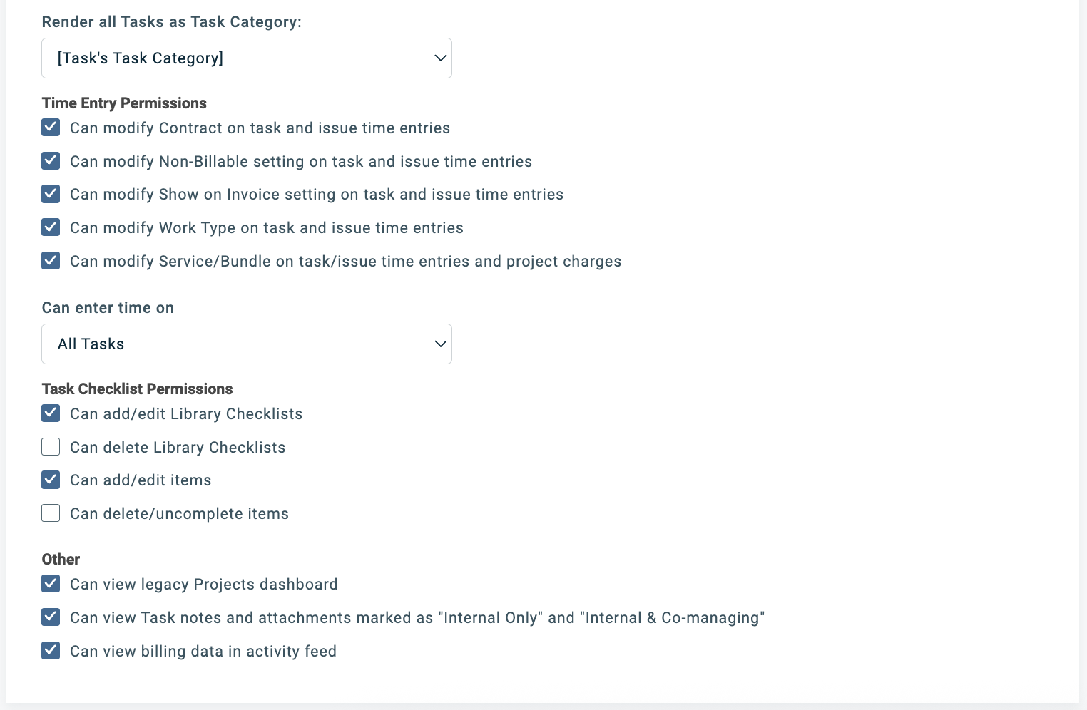 Configure Projects permissions - Part 2