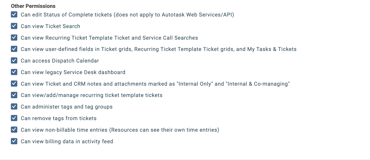 Configure Service Desk permissions - Part 3