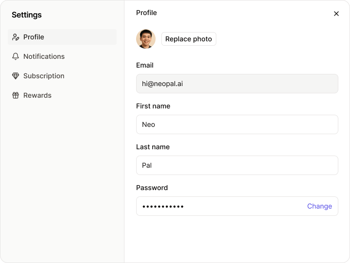 Account Profile Pn