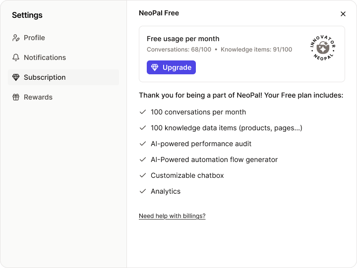 Account Subscription Free Pn