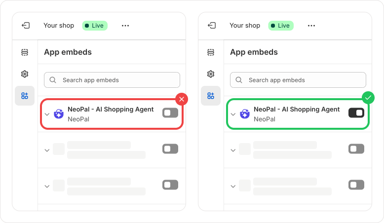 Appearance Turn On Chat Widget Shopify Pn