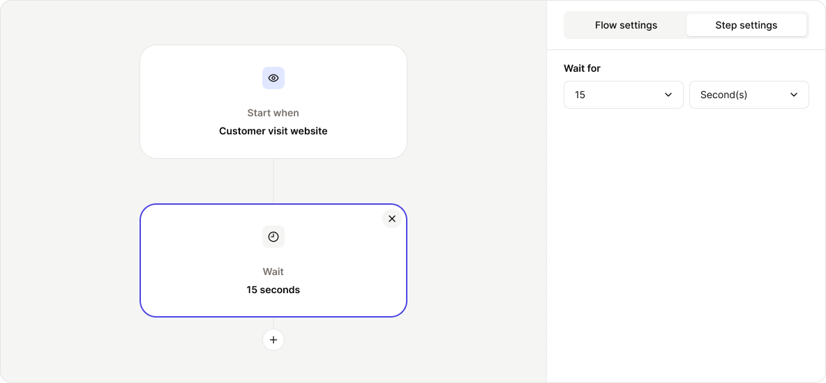 Automation Flow Wait Step Pn