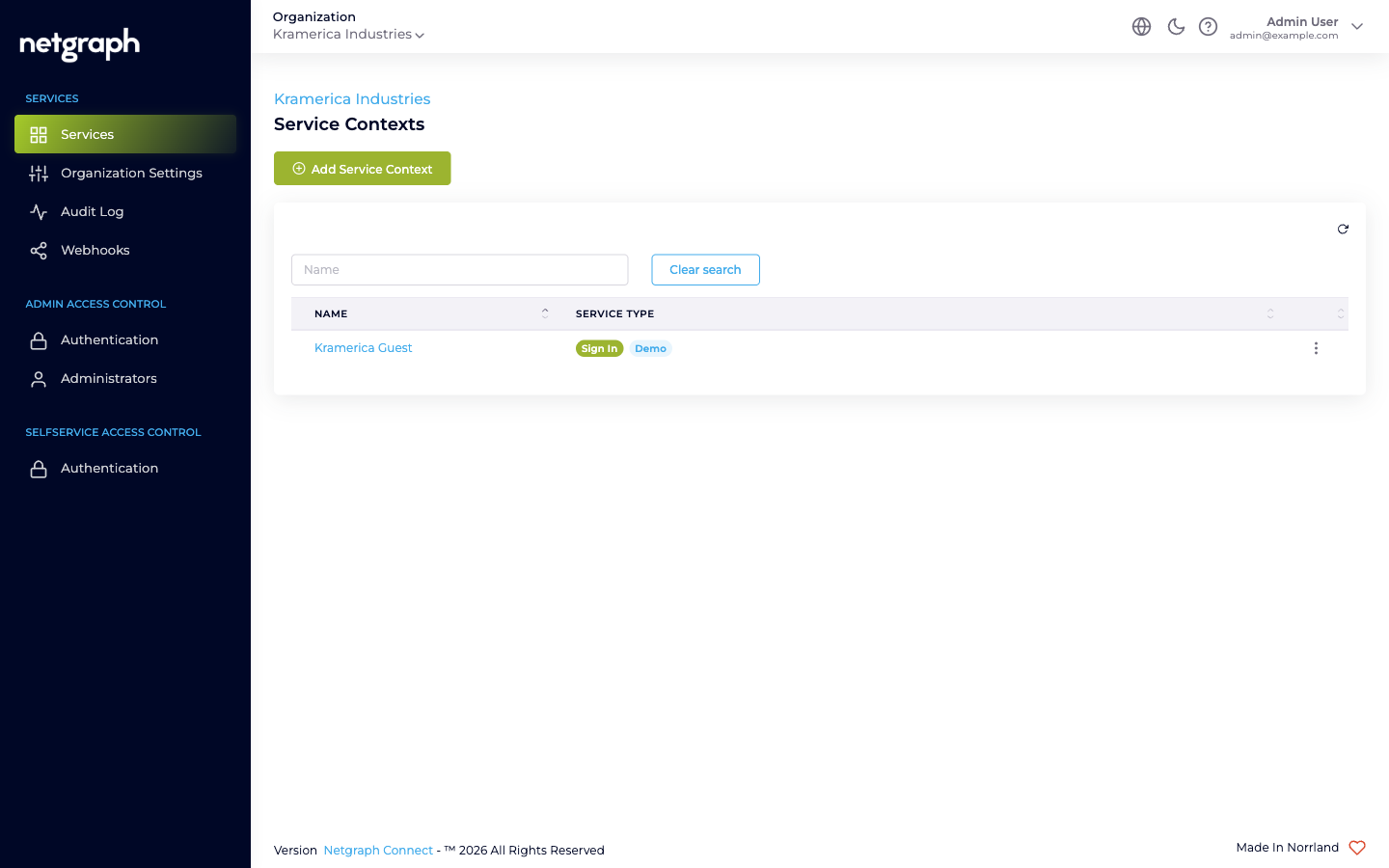 EntryPoint quickstart - Netgraph Connectivity Platform