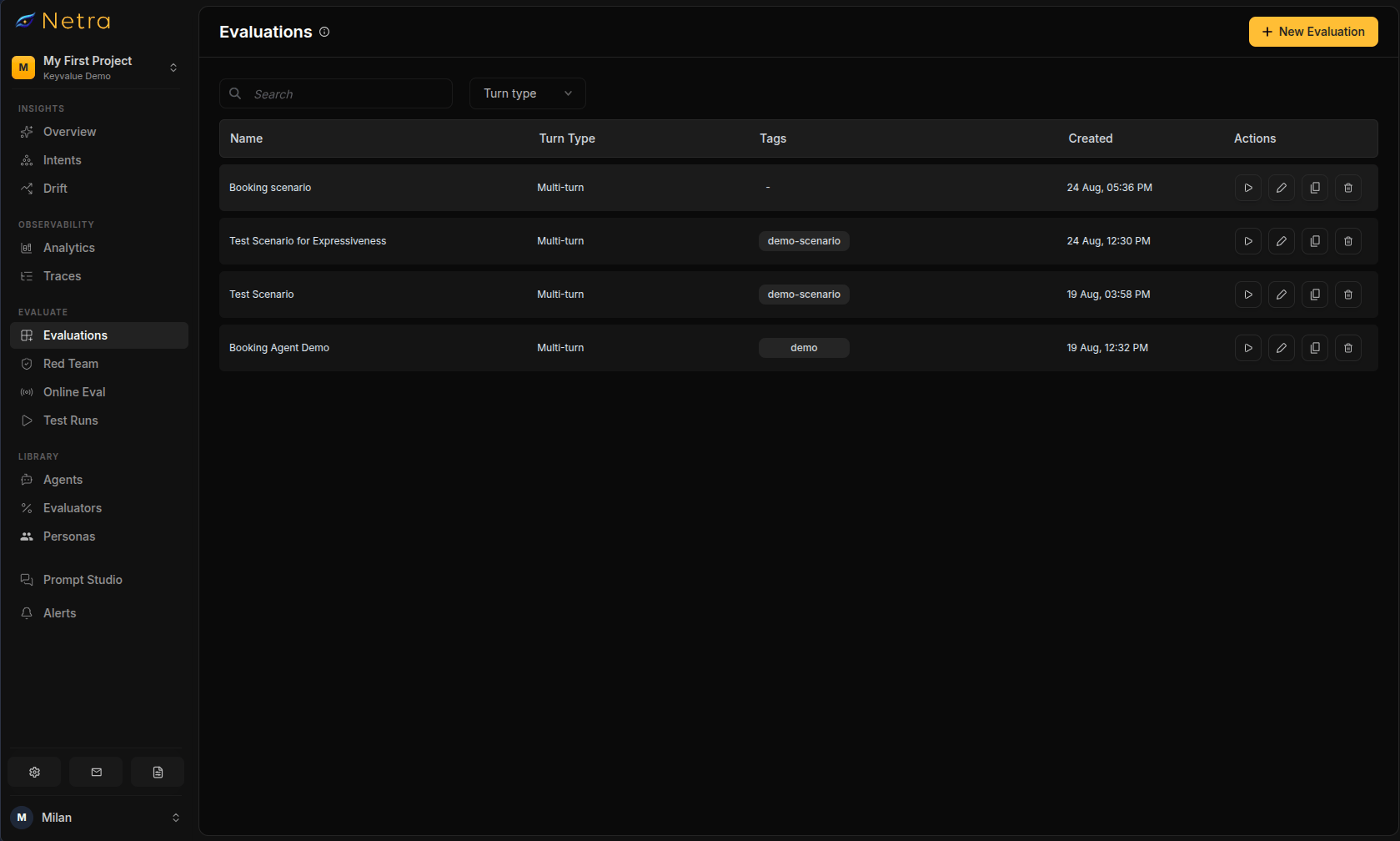 Simulation Dashboard