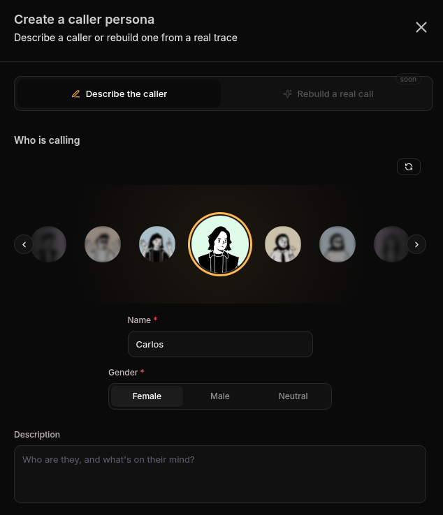 Persona Avatar Picker