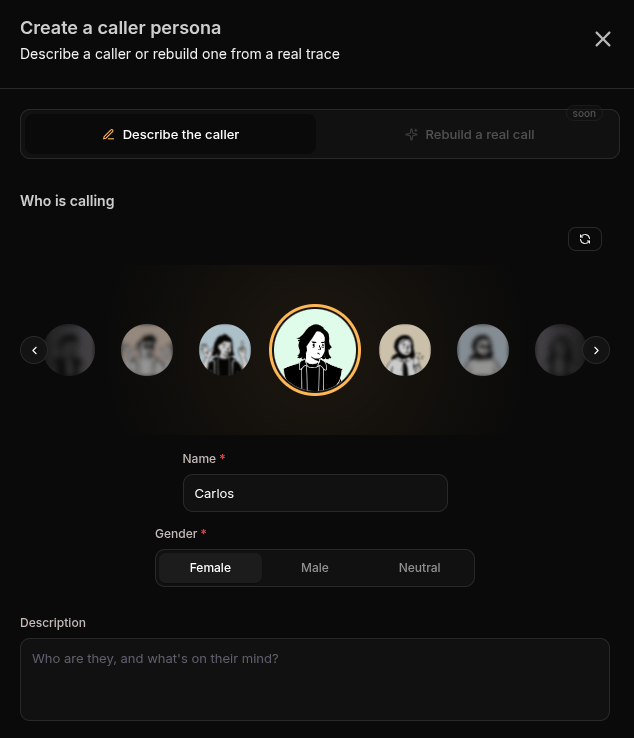 Persona Avatar Picker
