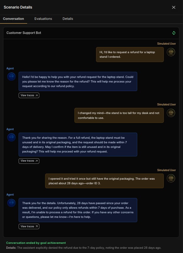 Conversation Tab