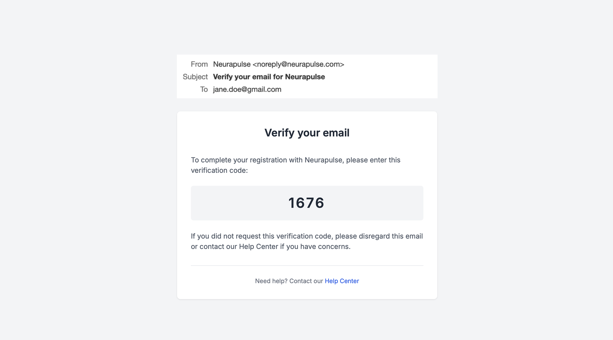 Verify Email Copy Number