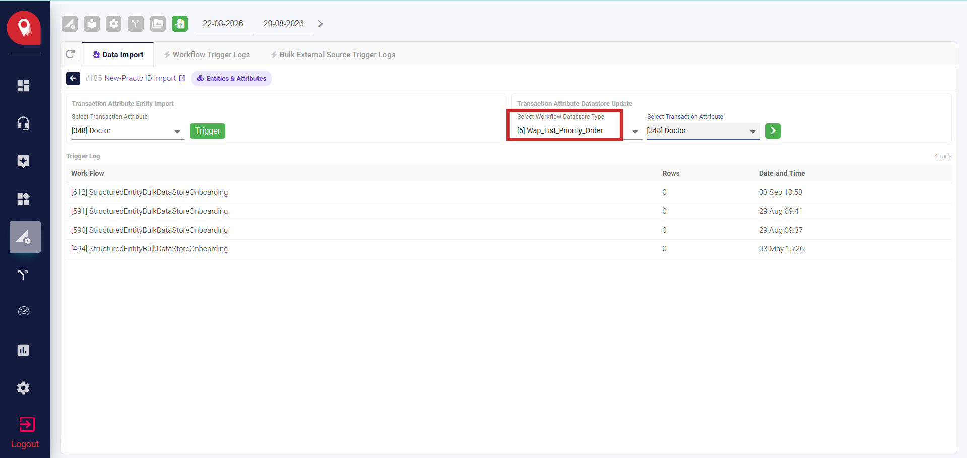 Select Workflow 1
