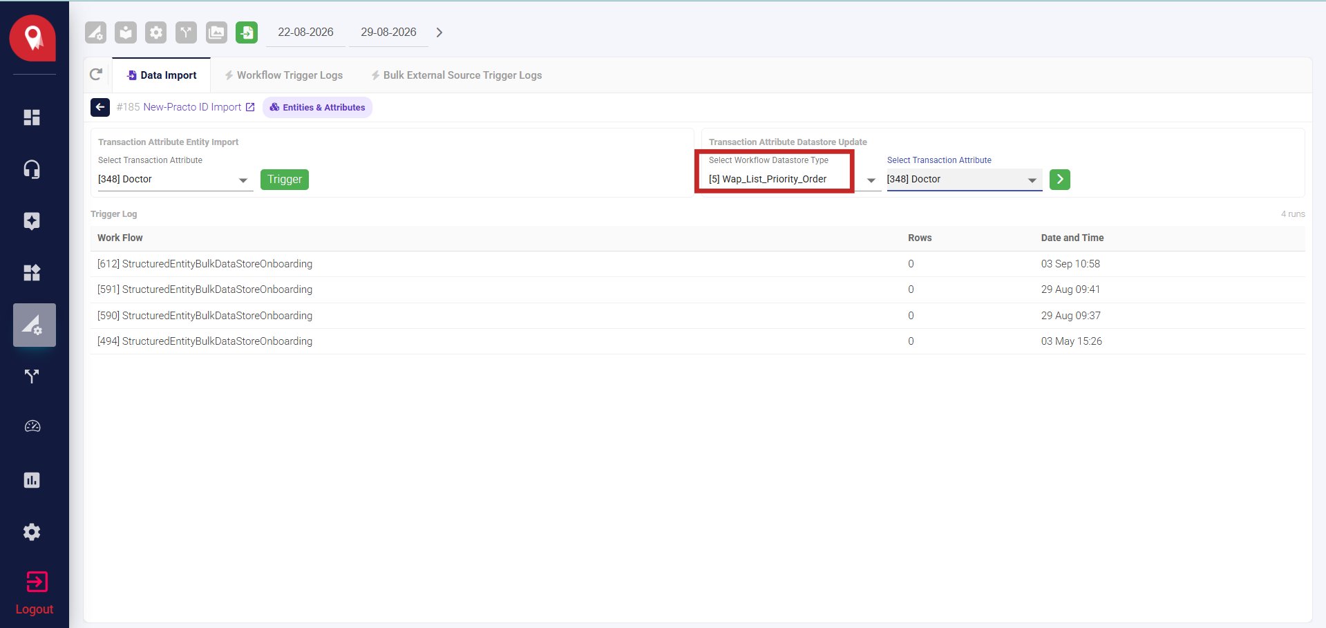 Select Workflow 1